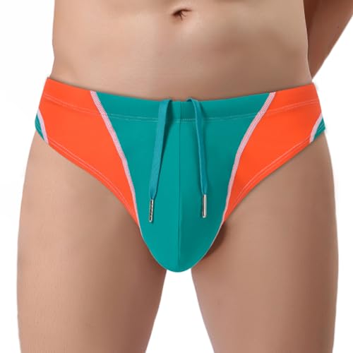 Mens Swim Bikini Briefs with Drawstring