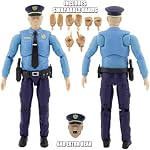 Figures Toy Company Ultimate 6.5 Inch Police Officer Figure with Deluxe Articulation