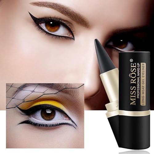Image of Long-Wear Gel Eyeliner Pencil for Women, Black Eye Liner with Smooth Application, Smudge-Resistant Makeup for Everyday & Party Eye Makeup