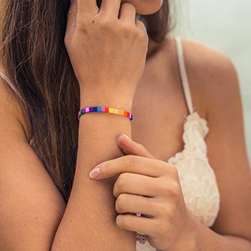 Pulsera ajustable y a prueba de agua con orgullo LGBTQ miniatura 3