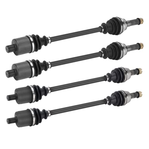 Youxmoto 2 Front+2 Rear CV Axle Fit for Polaris Ranger 1000/ XP 2015-2018, Ranger 570 Full Size 2015; 2013-2018 Ranger 900 XP/Crew ; CV Axle Drive Half Shaft Full Set, (Non High Lifter)