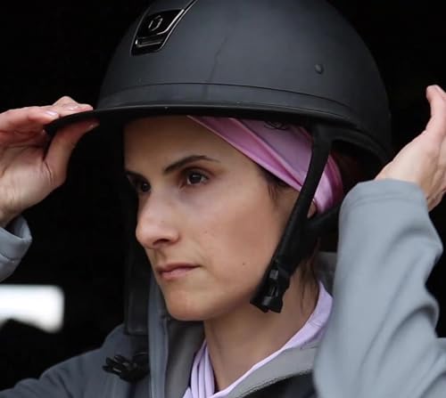 myMareCo Equestrian Headbands for Women, Under Riding Helmet Bands, Sportswear Wide Hair Wrap Suitable for Use with Bike Helmets, Yoga & Hiking
