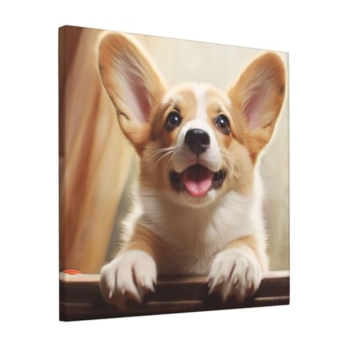 Impressions sur toile corgi mignon, cadeau idéal pour les amoureux de chiens