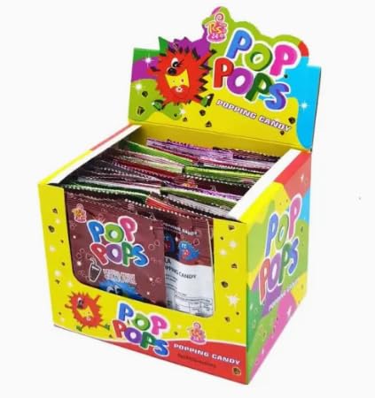 ASFOODS Magic Pops Candy (40 pcs) MixFlavours Popping on mouth candy Multiple Tasty Candy Explosive Popping Sensation