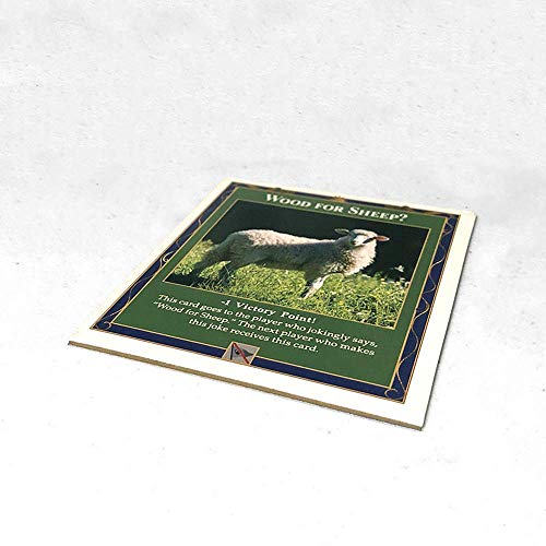 Wood for Sheep and Longest Turn Penalty Cards an Unofficial Expansion Compatible with Settlers of Catan, Cities and Knights, Traders and Barbarians, Seafarers, and 5-6 Player Catan Extensions