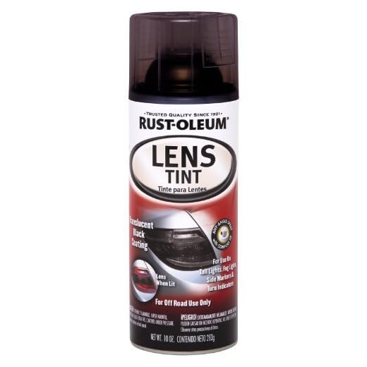 Rust-Oleum Automotive 253256 10-Ounce Lens Tint Spray, Translucent Black by Rust-Oleum