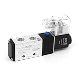 SNS 4V210-N08/DC12V 5/2 Port 1/4 NPT Inlet Single Coil Pilot-Operated Electric Solenoid Valve