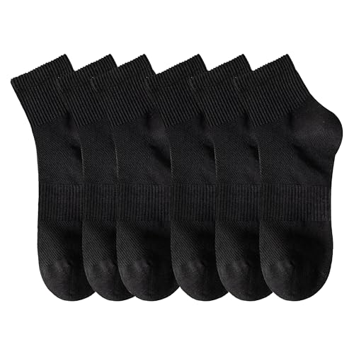 Image of MAGIARTE Womens Mini Crew Ankle Socks Athletic Casual Cotton Socks for Women