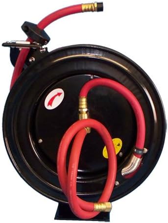 1/2" X 50' Retractable Air Hose Reel Wall Truck Mount