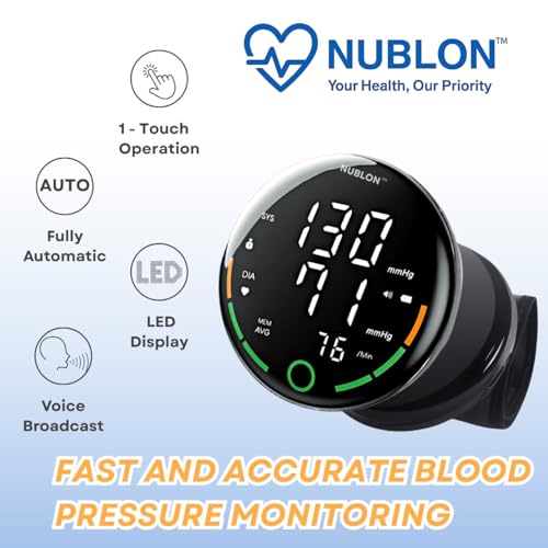 Image of Wrist Blood Pressure Monitor | Automatic BP Machine With LED Display, Voice Broadcast, Accurate BP & Pulse Rate, One-Touch Operation | Free Pill Organiser & 1-Year Warranty