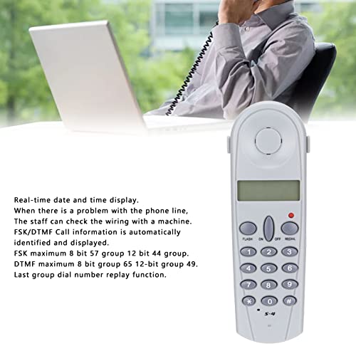 Telefon Butt Tester Set med DTMF och Realtidsvisning