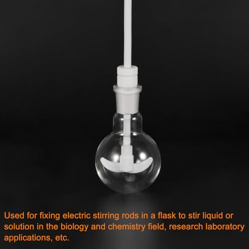 meccanixity ptfe electric stirring rod 400x100mm length overhead stirrer mixer shaft with foldable paddle for lab