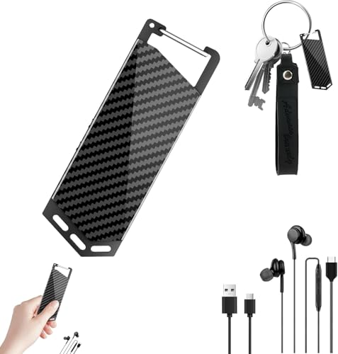 Digital Voice Recorder, 2025 Type-C Flash Device with Keychain, Perfect
