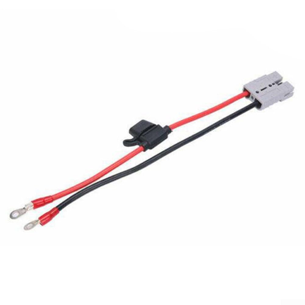 Bohaner Connecteur Batterie Anderson 50A 600V Avec Capuchons Caoutchouc - Kit Prise Rapide Modulaire