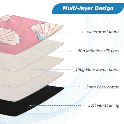 Funda para portátil 13-14 pulgadas con diseño de concha miniatura 4