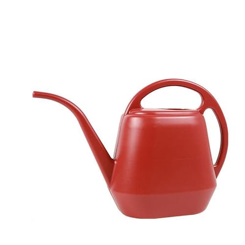 じょうご 大容量 じょうろ 4L おしゃれ ガーデン水差し 園芸用品 屋内 観葉植物 水やり 水差し 多機能 プラスチック製 園芸バケツ ホワイト (ワインレッド)