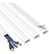 62.8 Inch Cord Hider Wall Paintable Wire Cover TV Cable Channel Cable Concealer - View #7