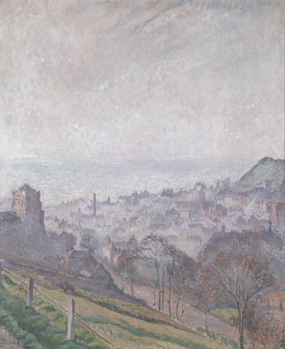Lucien Pissarro Hastings brume soleil et fumée affiche toile art émotion