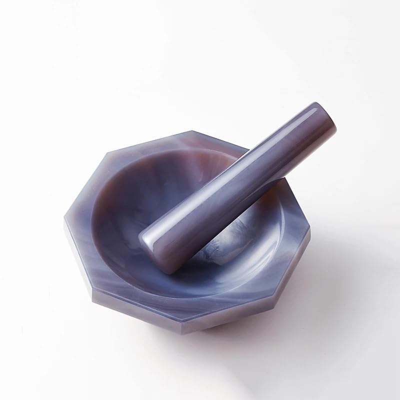 30mm 50mm 70mm 100mm All Sizes Natural Agate Mortar for Lab Grinding(ID 120MM)