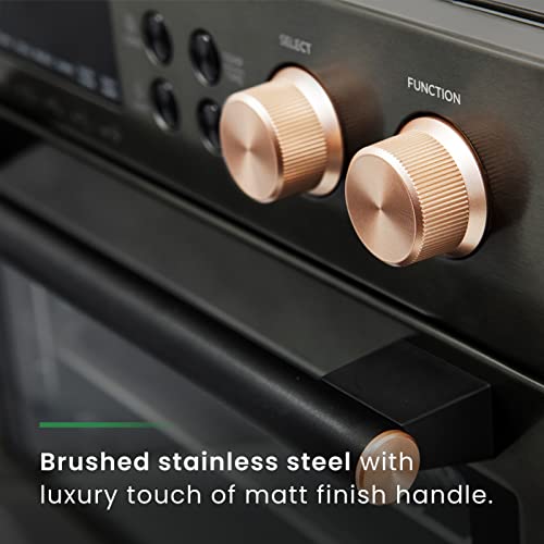 VAL CUCINE 26.3 QT/25 L Extra-Large Smart Air Fryer Toaster Oven, 10-in-1 Convection Countertop Oven Combination (Black Matte Stainless Steel) by VAL CUCINE - Used condition - Image 2
