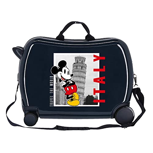 Disney Boys' Children's Suitcase, Italy Blue, Talla única3