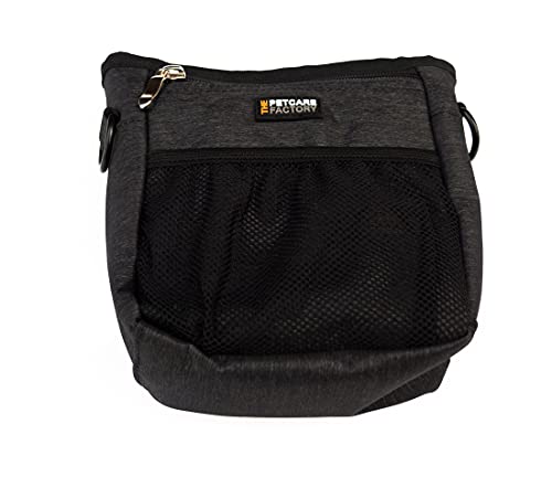 The Pooch Wanderbin Porte-déjections canines hygiénique et discret avec compartiments secondaires et options de fixation