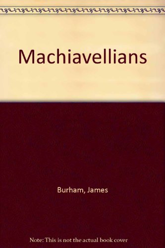 Machiavellians 0836917855 Book Cover