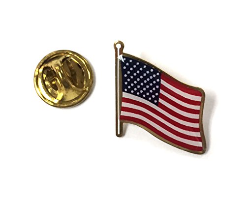 American Waving Flag Lapel Pin - Proudly Made in the USA4