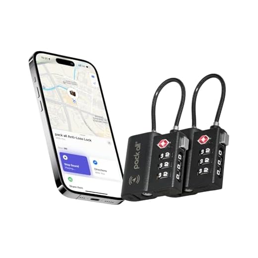 Smart TSA-Approved Anti-Lost Tracking Lock