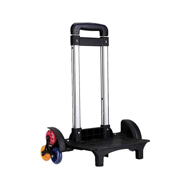 Backpack Trolley, Wheeled Trolley Aluminium Alloy Foldable Hand Cart 6