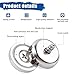 MAGXCENE 20 Pcs Neodymium Magnets, 0.78 inch Round Base Magnets with Screws for Tool Storage and Industrial Wall Mounting