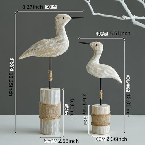 Statue de mouette sur base combler espace vide meuble salon - 3