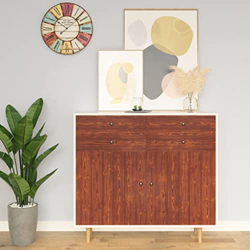 Fensterbehandlungen - Dekor - Selbstklebende Möbelfolie Akazie 500x90cm PVC