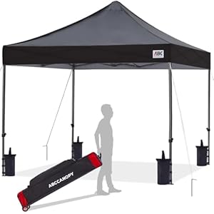 ABCCANOPY Paviljoen 3x3M WATERDICHT flatpaviljoen pop-up tuintent feesttent, zwart