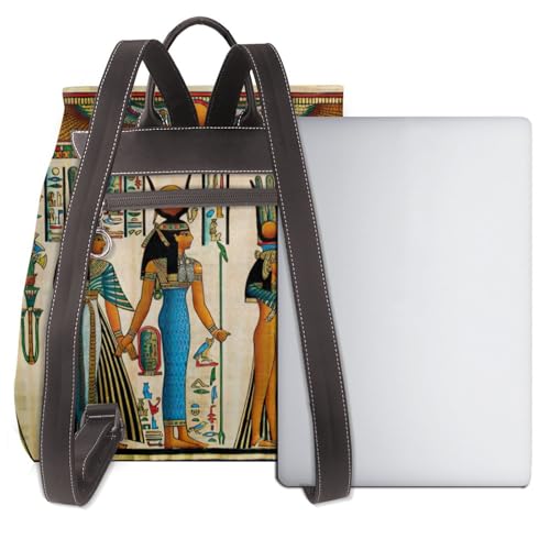 Petit sac à dos d'affaires en cuir avec compartiments de rangement - 3