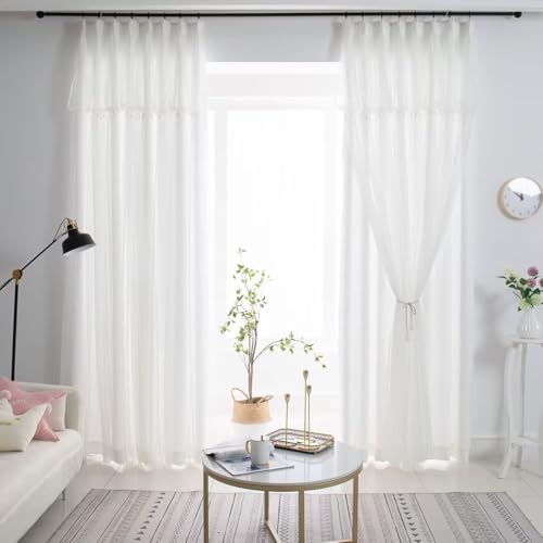 ホワイト姫カーテン 楽天市場】白雪姫 ディズニー カーテン レース 100×133cm レース