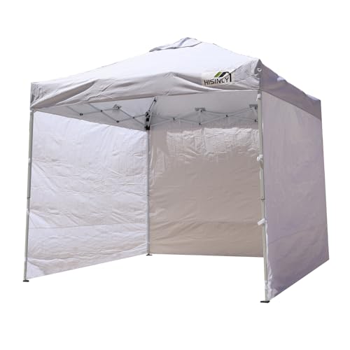 8x8ft Pop Up Canopy Tent, Instant Shade with 3 Removable