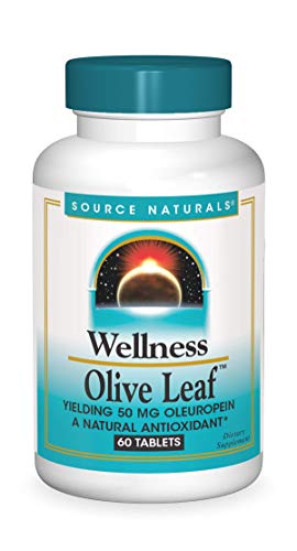 Source Naturals Wellness Olive Leaf, 500Mg, 60 Tablets #TOP15