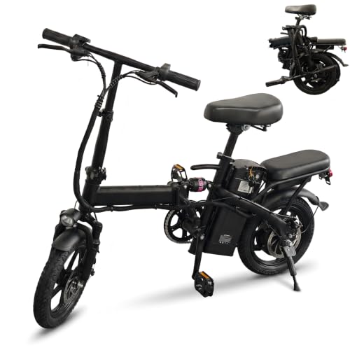 FLYSORA Electric Bike for Adults and Teens,14" Foldable Electric Bike