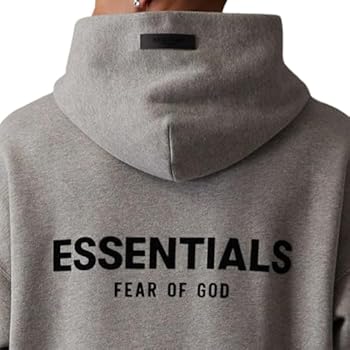 Moletom com capuz essencial Fear of God - ajuste confortável e
