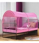 LEEDOR Mosquito Net Bed Tent Canopy Indoor Tent Privacy Bed Fort Dream Tent for Kids or Adult Pin...
