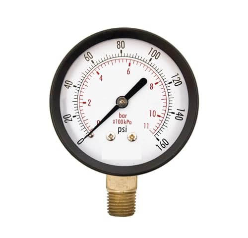 Manomètre 0-160 psi pour éviter les surpressions et fuites de vos canalisations
