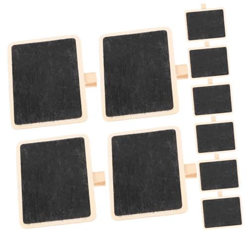 Congarteno Mini Holz Tafel Clips 10er Set