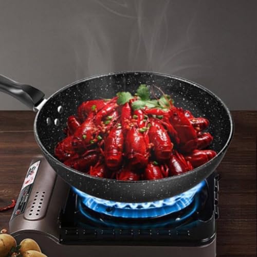 Wok con base plana antiadherente 28 cm recubrimiento granito miniatura 6