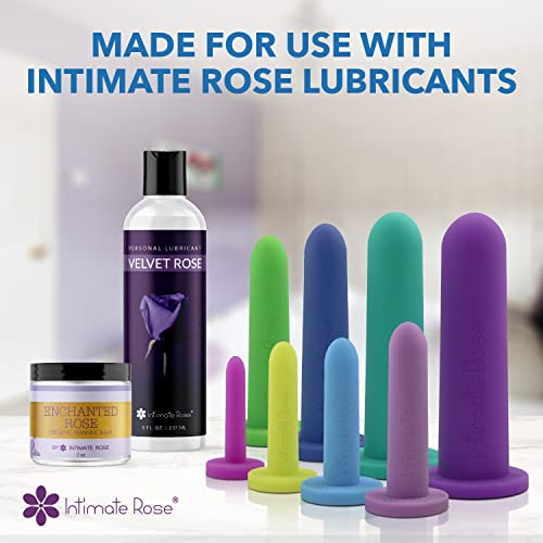 Intimate Rose 8Pack Silicone Dilators for Women & Men, Medical Device