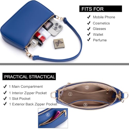 Image of Shoulder Bag for Women Retro Hobo Handbags Cross Body Purses
