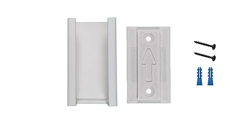 Ceiling Fan Remote Wall Switch Plate Mount for Home Decorators Collection Fans (remote model TX028C-S) (White, Wall Mount)