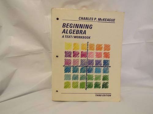 Beginning Algebra: A Text/Workbook 0155052349 Book Cover
