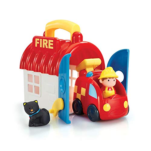 HappyLandTake And Go Fire Station For Children From 18 Months To 5 Years Early Learning Centre Fire Engine Toys Figures Playset Gift Kids Elc Toys Elc Happy Land Set