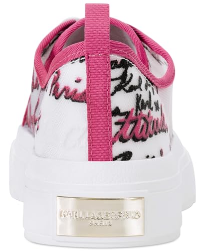 Karl Lagerfeld Women's Gilianne C'est La Vie Lace Up Sneaker3